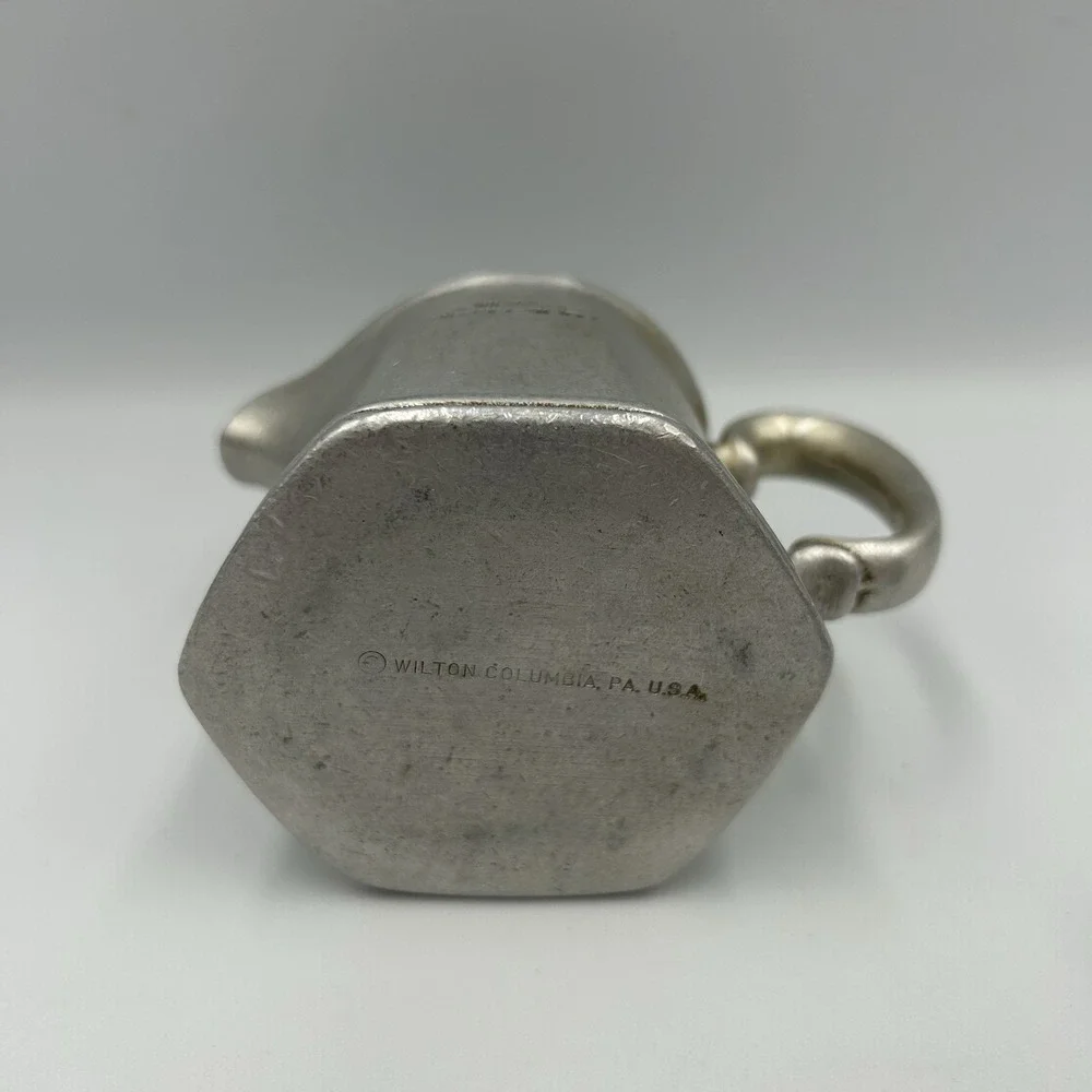 Wilton Columbia Vintage Pewter Creamer And‎ Sugar Bowl